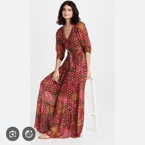 🥰 Farm Rio Banana Flowers Maxi Dress